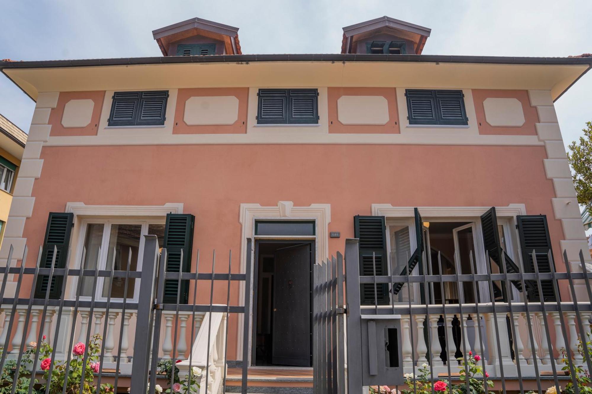 050 - Villa Genny Appartamento Lauro Sestri Levante Extérieur photo
